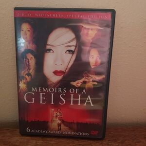 Memoirs of a Geisha (DVD, 2006, 2-Disc) Pre-Owned Tested Working Good Shape